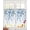 Blue, variant on Navy Blue Eucalyptus Leaves Sheer Curtains 84 Inch Length 2 Panels Set for Living Room/Bedroom, Retro Country Leaf Botanical Kitchen Curtains Grommet Semi-Sheer Curtains Window Treatments 52"x84"x2