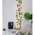 thumbnail image 4 of 2 guirnaldas de hiedra artificial, plantas falsas, vid colgante para jardín, hogar, cocina, boda, decoración de pared, lámpara, guirnalda de patio, sala de fiestas al aire libre (79 pulgadas, 20. pu Afortunado Sencillez, 4 of 5