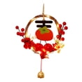 thumbnail image 3 of Corona de Año Nuevo Chino con Luces, Decoración del Año de la Serpiente, Colgante Artificial Estilo E, 3 of 9