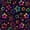 Black 05, variant on Manfei Glowing Gradient Stars Twin Sheets,Sprinkle Print Bedding,Black,3-Piece,1 Flat Sheet,1 Fitted Sheet and 1 Pillowcase