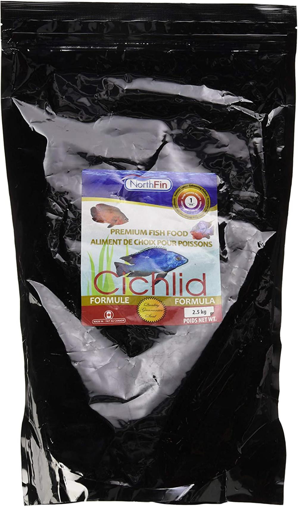 NORTHFIN CICHLID FORMULA FISH FOOD 500 GRAM BAG 2 mm PELLET FREE SHIPPING 