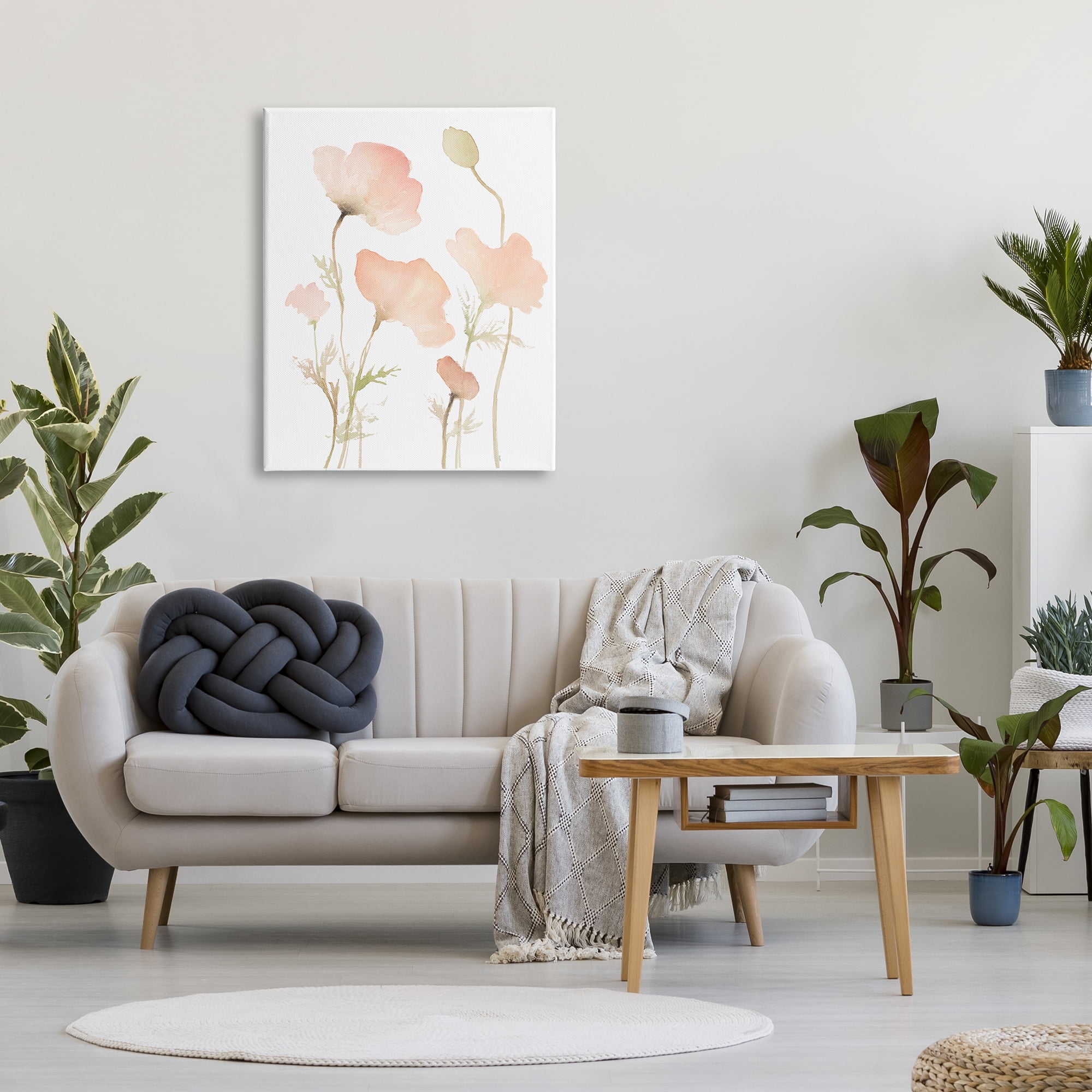 Stupell Industries Blooming Pink Florals Blush Cottage Spring Flowers, 30 x 40, Design by Lanie Loreth