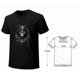 thumbnail image 4 of Gothic Skull and Crow Black Death Graphic T-shirt Tee Unisex Retro Gothic Tee Top, 4 of 4
