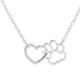thumbnail image 1 of Collar para mujer, joyería para mujer, collar con colgante de corazón de melocotón con forma de pata de mujer, regalo de joyería, collar para mujer, 1 of 3