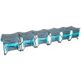 thumbnail image 1 of Creative Outdoor Distributor 440010 6-Person Curved Folding Bench, 1 of 1