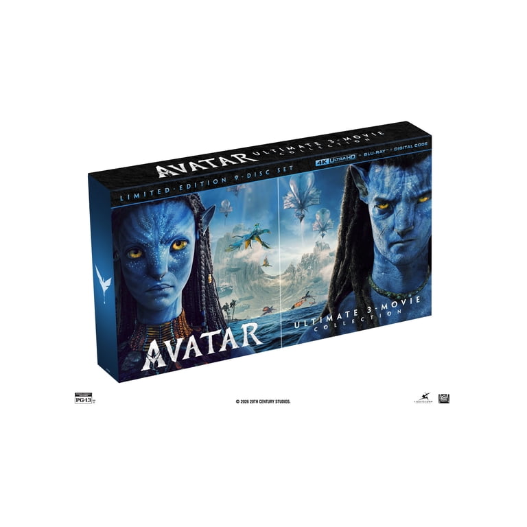 Avatar 3-Movie Collector's Edition (4K Ultra HD + Blu-ray +