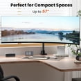 thumbnail image 2 of Brazo para monitor Putilsen Ultrawide Heavy Duty de 27 a 57 pulgadas, negro, 2 of 8