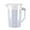 White, variant on WNFJR 2000ml Large Capacity Water Jug Clear Scale Measuring Cup Cooler High Transparency Home and Office Kettle Easy Clean Food-Grade Plastic Jug