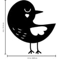 thumbnail image 4 of Vinyl Wall Art Decal - Little Bird - 4" x 3.5" - Cute Animal Decor For Light Switch Window Mirror Luggage Car Bumper Laptop Computer Peel And Stick Skin Sticker Designs, 4 of 4