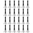 thumbnail image 1 of 24 Pieces Hand Silver Steel Service Handbells Black Wooden Handle Diatonic Metal Musical Percussion, 1 of 5