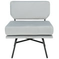 thumbnail image 2 of Safavieh Kermit Modern Fabric and Plywood Dining Side Chairs, Gray/Black, 2 of 5