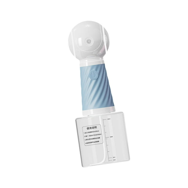 Espumador de champú para mascotas, máquina eléctrica de espuma limpiadora, suministros de baño, dispensador de jabón de ducha eléctrico con carga para azul