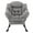 Gray, variant on Giantex Sherpa Upholstered?Lazy Chair, Accent Contemporary Lounge Chair w/ Metal Frame, Modern Single Leisure Sofa Chair