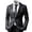 Black, variant on LTTVQM Mens Light Single Button Lapel Suit Jacket Halloween Spider Web Full Print Holiday Party Blazer (Excluding tie and pocket decoration) Purple XL