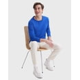 thumbnail image 6 of Hanes Authentic Unisex Long Sleeve T-Shirt Deep Royal M, 6 of 9