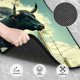 thumbnail image 3 of Balery Bull Charging Through Waves Juego de 4 Alfombrillas para Auto, Revestimientos de Caucho Resistente, Diseño Antideslizante, 3 of 7