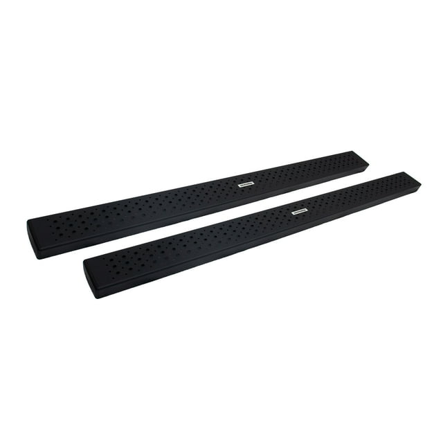 Go Rhino Running Board 6863409980T HD OE Xtreme; Textured; Black; Steel; Unlighted; Rocker Panel Mount