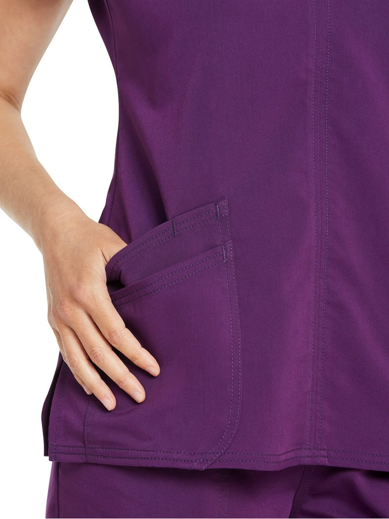 Scrubstar Women's Premium Ultimate Stretch V-Neck Scrub Top, Sizes