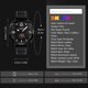 thumbnail image 4 of Reloj de cuarzo casual SKMEI Fashion 3ATM Reloj resistente al agua para hombre Reloj de pu Abanopi Temporizador, 4 of 5