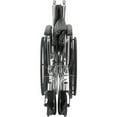 thumbnail image 2 of Drive Medical Chrome Sport Wheelchair, Detachable Full Arms, Swing away Footrests, 16" Seat, 2 of 2