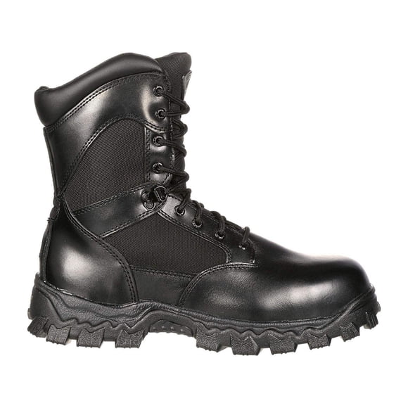 Rocky Mens AlphaForce 8 Leather Closed Toe Mid-Calf Military