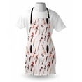 thumbnail image 3 of Bohemian Apron Ethnic Fashion Illustration Feathers with Floral Details and Ribbons Vintage Style, Unisex Kitchen Bib Apron with Adjustable Neck for Cooking Baking Gardening, Multicolor, by Ambesonne, 3 of 3