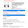 thumbnail image 2 of Tie Rod End and Steering Bellows Kit 6 Piece - Compatible with 2017 - 2020 Jeep Compass 2.4L 4-Cylinder 2018 2019, 2 of 2