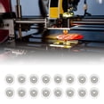 thumbnail image 4 of 3D Printer Pulley Wheel Set, Low Friction POM Pulley Wheel Set Stainless Durable Stable 48PCS No Noise  For Printing Shop Transparent, 4 of 8