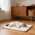 thumbnail image 4 of 2PCS Self Warming Cat Bed 17.72x23.62 Inch Self Heating Dog Mat Reflects Body Heat Extra Warm Thermal Pet Pad Washable Cat Dog Bed for Outdoor Indoor Large Kittens Puppy, 4 of 6