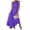 Purple, variant on Women's One Shoulder Dress, Asymmetric Pleated Cocktail Party Dresses, Flattering High Waisted Accordion Ruffle Summer Wedding Guest Midi Gown