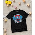 thumbnail image 4 of Paw Patrol Dad Patrol Matching Couple T-Shirts Mothers' Father's Day Outfits for Him and Her T-Shirt Large Black, 4 of 5