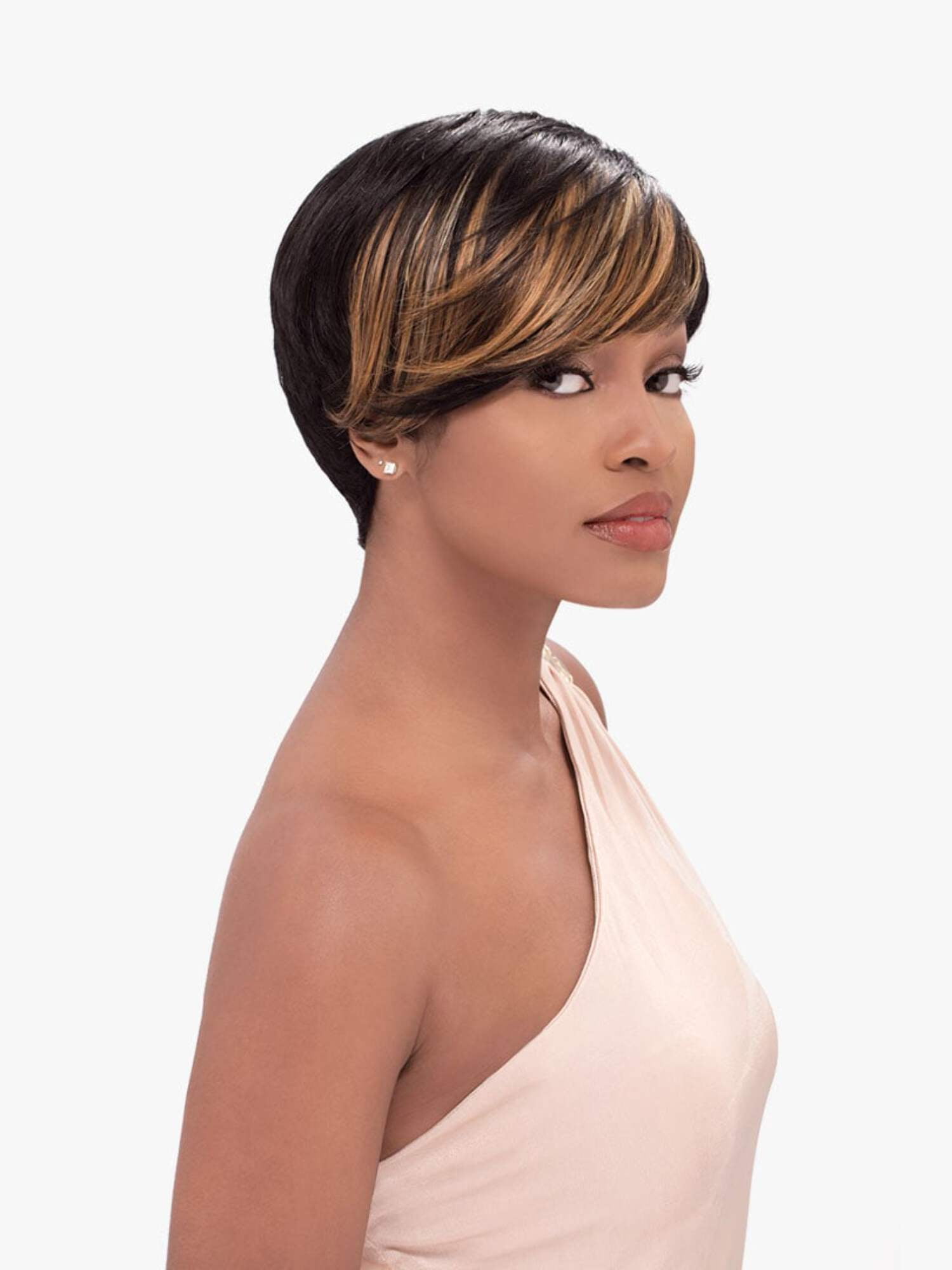 Fab Fringe 100% Human Hair Bump Wig By SENSATIONNEL (IHBFFR) Human Hair Wigs