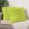 thumbnail image 2 of Unique Bargains Soft Modern Home Decor Plush Decorative Throw Pillow Covers (2 Count) Green 18" x 18", 2 of 6