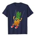 thumbnail image 4 of Divertida camiseta swinger con piña que se balancea, camiseta predominante para hombres, camisetas de estilo simple, camisas de algodón vintage, 4 of 5