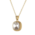 thumbnail image 2 of Set de Joyería para Mujer Oro 14k o Plata con Zirconia Cúbica LuckyLy, Juego de Collar y Aretes Mujer, Modelo Cleo Azul dorado UNITALLA, 2 of 6