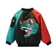 thumbnail image 5 of Hotiary Spring and Autumn Toddler Kids Boys’ Baseball Suit Children's Casual Coat Dinosaur Jacket with 1-7 Years Old Boys, 5 of 5