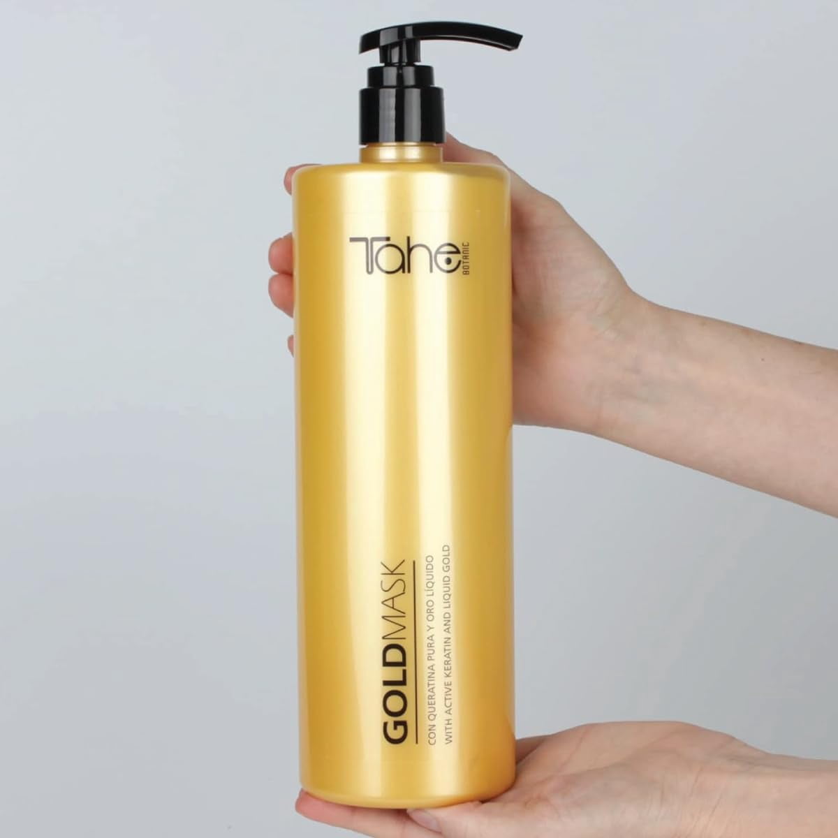 Tahe Keratin Gold Big Kit - Shampoo 1000ml + Mask 1000ml