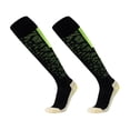 thumbnail image 2 of Calcetines deportivos de fútbol hasta la rodilla, calcetines largos de tubo, calcetines deportivos de fútbol Negro y verde, 2 of 9