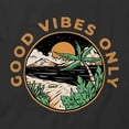 thumbnail image 2 of Good Vibes Only T-Shirt | Positive Vibes Black Tee Gift, 2 of 5