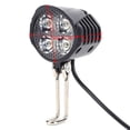 thumbnail image 4 of 48V E-bike Faro de fácil instalación Scooter eléctrico LED Faro con bocina, 4 of 6