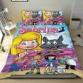 thumbnail image 1 of Sabrina: La Serie Animada Conjunto de sábanas temático, trío de piezas, cómodo y amigable con la piel, diseño único, regalo de decoración para el hogar para familiares, amigos y fans,135cm *200cm, 1 of 6
