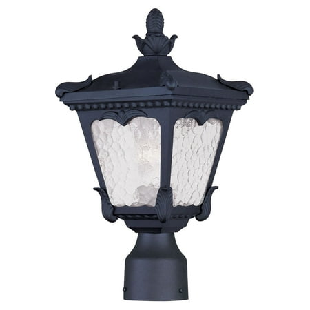 Livex Millstone 7991 Outdoor Post Lantern - Black