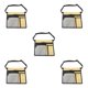 thumbnail image 1 of Kenally Bolsa para delantal de herramientas con correa ajustable, resistente y resistente al desgarro, con 5 bolsillos, gris + caqui Type2 NO2, 1 of 6