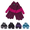 FUSCHIA, variant on Heat Women's Marl Knit Glove with Sherpa Lining, Gray