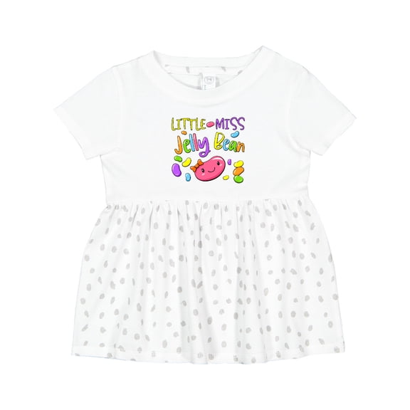 Inktastic Little Miss Jelly Bean Girls Baby Dress