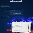 thumbnail image 4 of 3X Controlador de Tira de Luces LED Wifi Matter Controlador RGBCW Tira de Luces LED Compatible con para Bixb//para Home/para Control de, 4 of 5