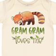 thumbnail image 4 of Inktastic Gram Gram Loves Me Cute Red Panda Boys or Girls Baby Bodysuit, 4 of 5