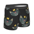 thumbnail image 4 of Uemuo Faces Of The Cat Pattern Men's Boxer Briefs,Trunk Anti-Chafing,Comfortable, Durable, and Stylish Underwear-Medium, 4 of 9