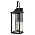 thumbnail image 4 of 81595BK Lark Nolan - 15W 3 LED Large Outdoor Wall Lantern-26 Inches Tall and 9 Inches Wide, 4 of 11