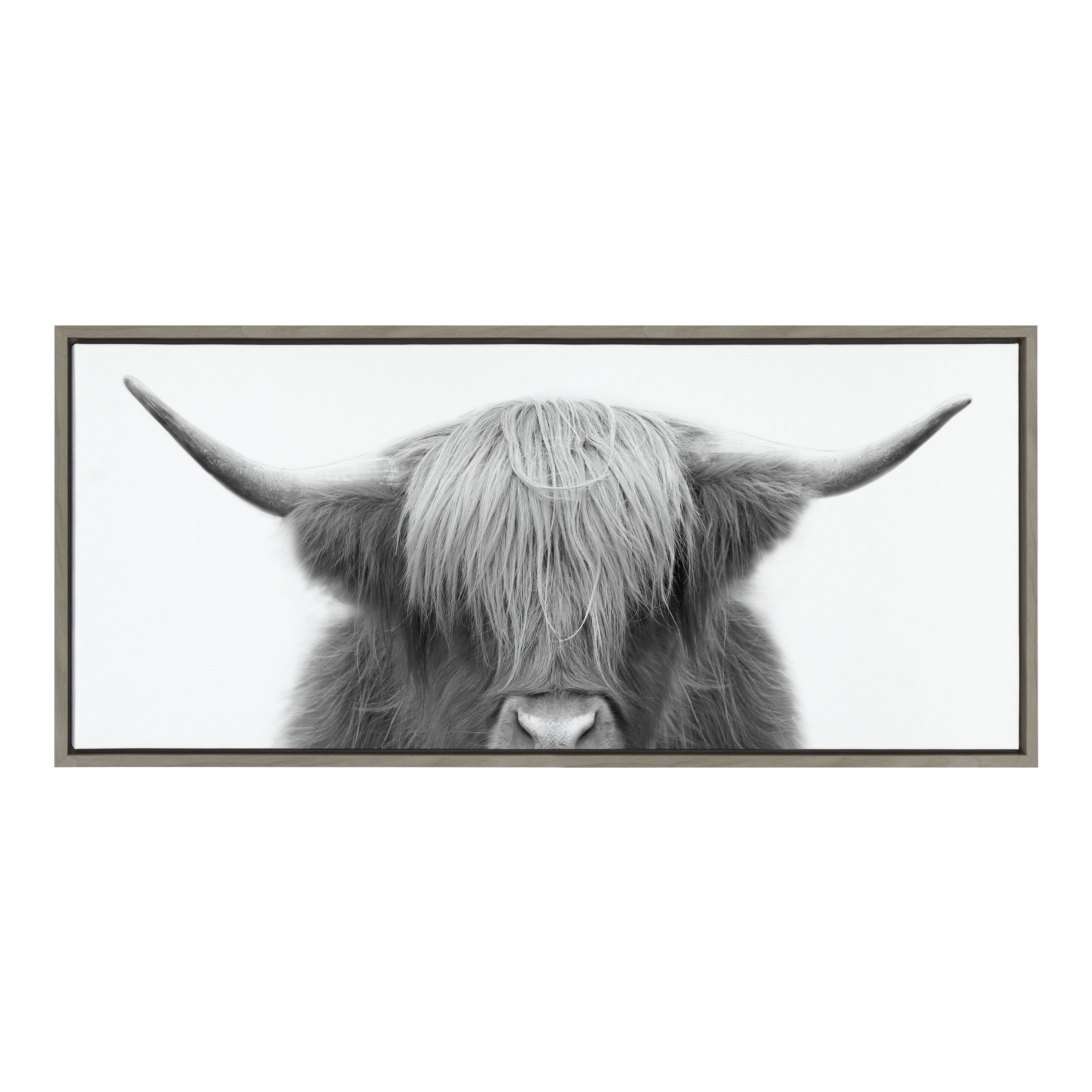 Rustic Wood Plank Cow Wall ArtCoastal Cottage Painted Black White 